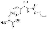 L-PHE(4-AMIDINO-ALLOC) Struktur