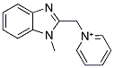 1-[(1-METHYL-1H-BENZIMIDAZOL-2-YL)METHYL]PYRIDINIUM Struktur