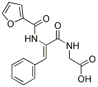 ([2-(2-FUROYLAMINO)-3-PHENYLACRYLOYL]AMINO)ACETIC ACID Struktur