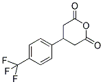 4-[4-(TRIFLUOROMETHYL)PHENYL]DIHYDRO-2H-PYRAN-2,6(3H)-DIONE Struktur