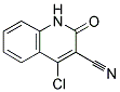 4-CHLORO-2-OXO-1,2-DIHYDROQUINOLINE-3-CARBONITRILE Struktur