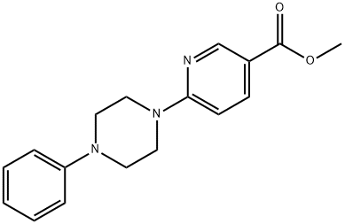 METHYL 6-(4-PHENYLPIPERAZINO)NICOTINATE Struktur