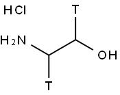 ETHANOLAMINE HYDROCHLORIDE, [1,2-3H]- Struktur