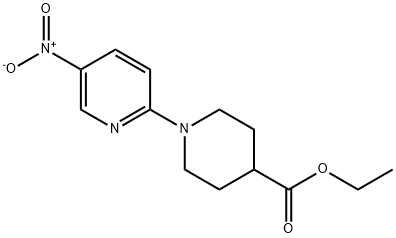 ETHYL 1-(5-NITRO-2-PYRIDINYL)-4-PIPERIDINECARBOXYLATE Struktur