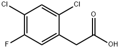 2,4-DICHLORO-5-FLUOROPHENYLACETIC ACID Struktur