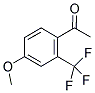 4'-METHOXY-2'-(TRIFLUOROMETHYL)ACETOPHENONE Struktur