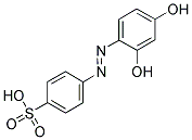 4-(2,4-DIHYDROXY-PHENYLAZO)-BENZENESULFONIC ACID Struktur