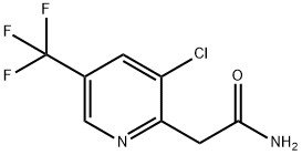 2-[3-CHLORO-5-(TRIFLUOROMETHYL)-2-PYRIDINYL]ACETAMIDE Struktur