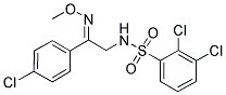 2,3-DICHLORO-N-[2-(4-CHLOROPHENYL)-2-(METHOXYIMINO)ETHYL]BENZENESULFONAMIDE Struktur