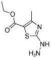 ETHYL 2-HYDRAZINO-4-METHYL-1,3-THIAZOLE-5-CARBOXYLATE Struktur