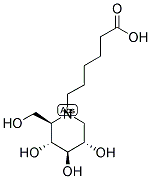 N-5-CARBOXYPENTYL-1-DEOXYNOJIRIMYCIN Struktur