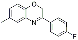 3-(4-FLUOROPHENYL)-6-METHYL-2H-1,4-BENZOXAZINE Struktur