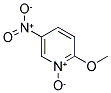 2-METHOXY-5-NITROPYRIDINIUM-1-OLATE Struktur