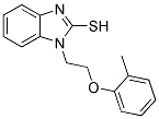 1-[2-(2-METHYLPHENOXY)ETHYL]-1H-BENZIMIDAZOLE-2-THIOL Struktur