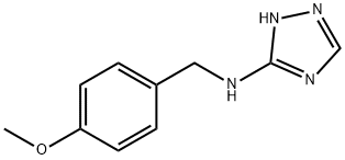 N-(4-METHOXYBENZYL)-1H-1,2,4-TRIAZOL-5-AMINE Struktur