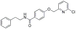 4-[(6-CHLOROPYRIDIN-2-YL)METHOXY]-N-(2-PHENYLETHYL)BENZAMIDE Struktur