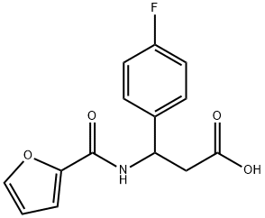 3-(4-FLUORO-PHENYL)-3-[(FURAN-2-CARBONYL)-AMINO]-PROPIONIC ACID price.