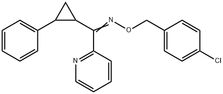 (2-PHENYLCYCLOPROPYL)(2-PYRIDINYL)METHANONE O-(4-CHLOROBENZYL)OXIME Struktur