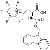 FMOC-L-TRP(4,5,6,7-TETRAFLUORO) Struktur