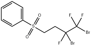 (3,4-DIBROMO-3,4,4-TRIFLUOROBUTYL)(DIOXO)PHENYL-LAMBDA6-SULFANE Struktur