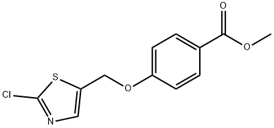 METHYL 4-[(2-CHLORO-1,3-THIAZOL-5-YL)METHOXY]BENZENECARBOXYLATE Struktur