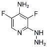 4-AMINO-3,5-DIFLUORO-2-HYDRAZINOPYRIDINE Struktur