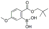 2,2-DIMETHYLPROPYL-4'-METHOXYBENZOATE-2'-BORONIC ACID Struktur