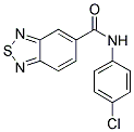 N-(4-CHLOROPHENYL)-2,1,3-BENZOTHIADIAZOLE-5-CARBOXAMIDE Struktur