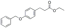 ETHYL 3-[4-(BENZYLOXY)PHENYL]PROPANOATE Struktur