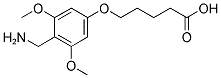 5-[4-(AMINOMETHYL)-3,5-DIMETHOXYPHENOXY]-PENTANOIC ACID Struktur