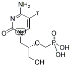 (S)-1-[3-HYDROXY-2-(PHOSPHONYL-METHOXY) PROPYL]-CYTOSINE [5-3H] Struktur