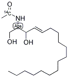 C-2 CERAMIDE [ACETYL-1-14C] Struktur