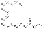 PALMITOLEIC ACID, ETHYL ESTER (PALMITOLEATE-U-13C16) Struktur