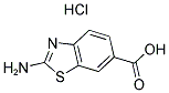 2-AMINO-1,3-BENZOTHIAZOLE-6-CARBOXYLIC ACID HYDROCHLORIDE Struktur