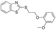 2-([2-(2-METHOXYPHENOXY)ETHYL]THIO)-1,3-BENZOTHIAZOLE Struktur