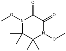 1,4-DIMETHOXY-5,5,6,6-TETRAMETHYLPIPERAZINE-2,3-DIONE Struktur