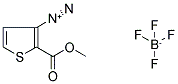 2-METHOXYCARBONYLTHIOPHENE-3-DIAZONIUM TETRAFLUOROBORATE Struktur