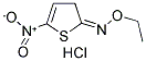 5-NITRO-2-THIOPHENE ETHOXYIMINO ETHER HYDROCHLORIDE Struktur