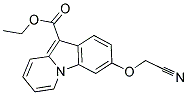 ETHYL 3-(CYANOMETHOXY)PYRIDO[1,2-A]INDOLE-10-CARBOXYLATE Struktur