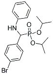 DIISOPROPYL ANILINO(4-BROMOPHENYL)METHYLPHOSPHONATE Struktur