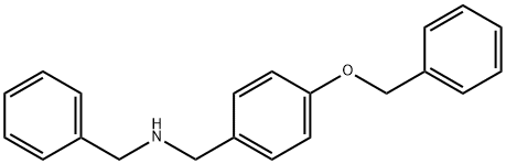 BENZYL-(4-BENZYLOXY-BENZYL)-AMINE Struktur