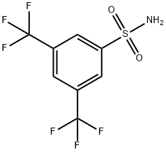 3,5-BIS(TRIFLUOROMETHYL)BENZENESULFONAMIDE Struktur