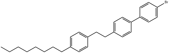 4-BROMO-4'-(4-OCTYLPHENETHYL)-1,1'-BIPHENYL Struktur