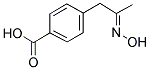 (4-CARBOXYPHENYL)ACETONE OXIME Struktur