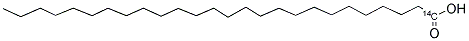 HEXACOSANOIC ACID, [1-14C] Struktur