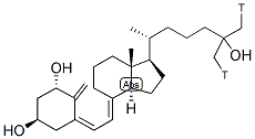 1ALPHA,25-DIHYDROXY[26,27-METHYL-3H]-CHOLECALCIFEROL Struktur