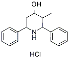 3-METHYL-2,6-DIPHENYL-4-PIPERIDINOL HYDROCHLORIDE Struktur