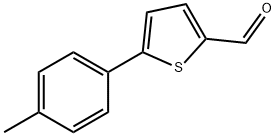 5-P-TOLYL-THIOPHENE-2-CARBALDEHYDE Struktur