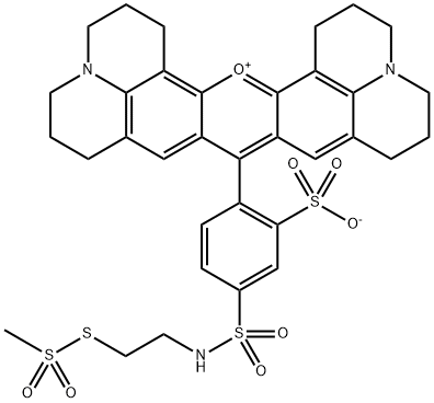 TEXAS RED-2-SULFONAMIDOETHYL METHANETHIOSULFONATE Struktur