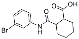 2-(N-(3-BROMOPHENYL)CARBAMOYL)CYCLOHEXANECARBOXYLIC ACID Struktur